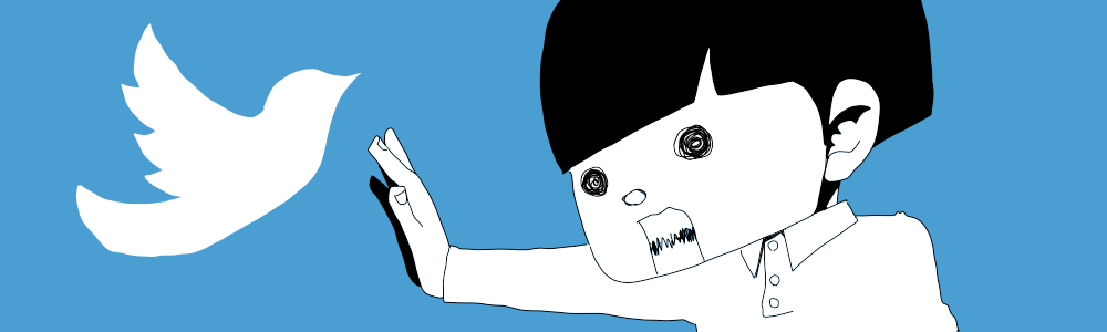 tweetとおかっぱくん